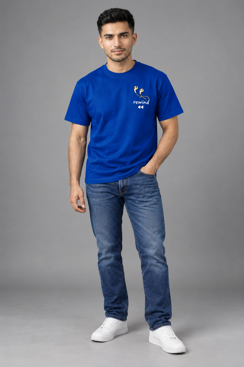 royal blue|full front