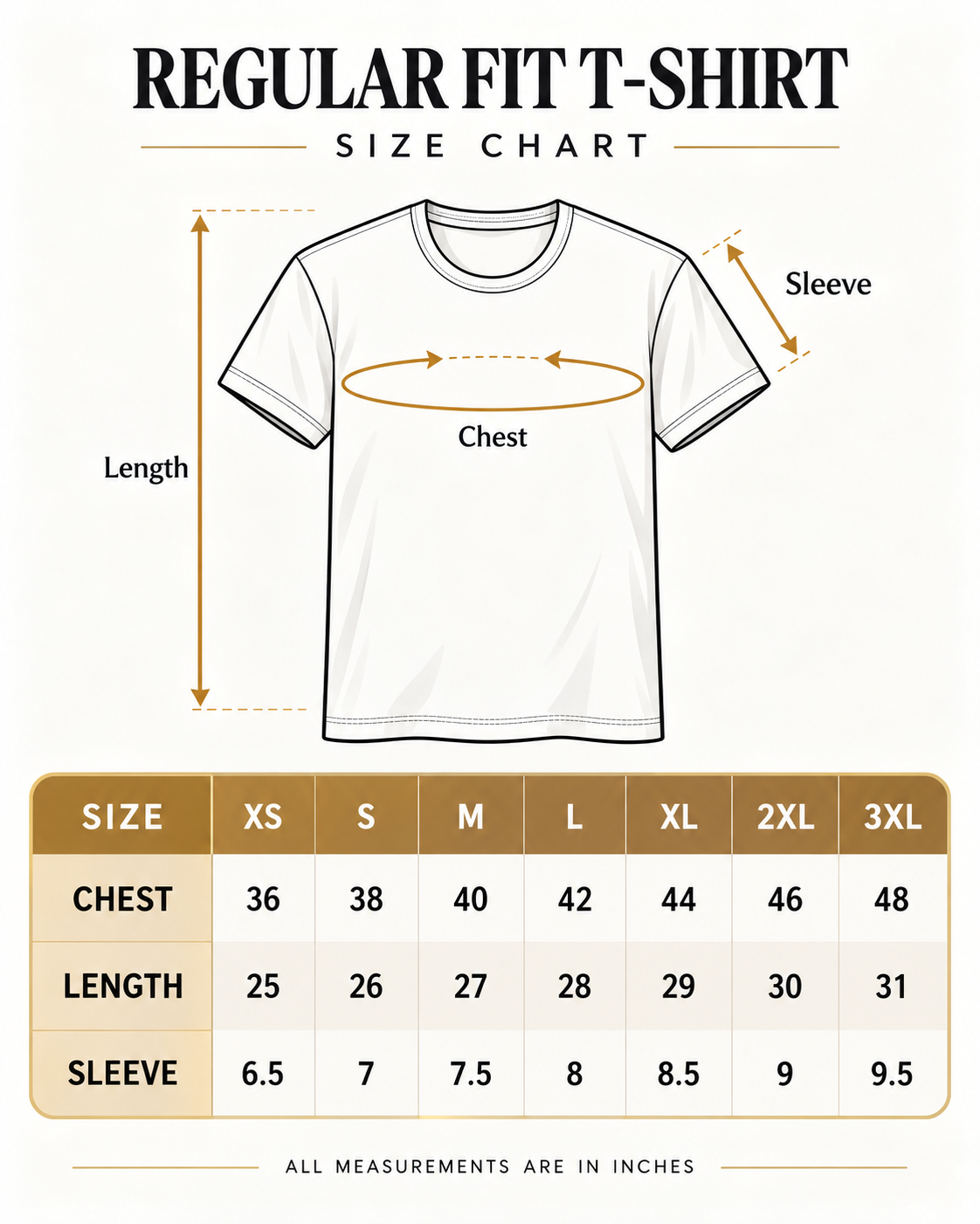 Common|Size Chart